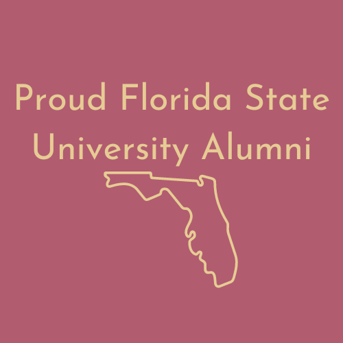 Infographic of "Proud Florida State University Alumni"